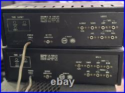 Match Pair of Grommes 207 Vintage Mono Tube Preamp