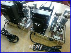 Matched Pair Dynaco Mark III Monoblock Tube Amplifier Audiophile KT88 + Mullard