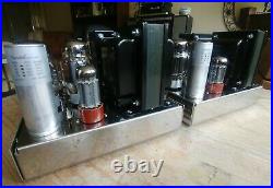 Matched Pair Dynaco Mark III Monoblock Tube Amplifier Audiophile KT88 + Mullard