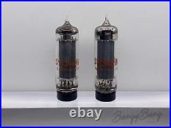 Matched Pair Sylvania 6AQ5/6005/6V6 Power Pentode Amplifier Audio Vacuum Tube Va