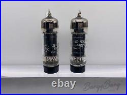 Matched Pair Vintage General Electric Military 6AQ5/6005/6V6 Power Pentode Ampli