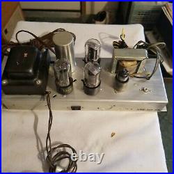 Matching Pair Magnavox Amp 169bb 6v6 Mono Block Tube Amplifiers