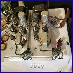 Matching Pair Magnavox Amp 169bb 6v6 Mono Block Tube Amplifiers