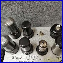 McIntosh 20W-2 Tube Power Amplifier Pair Mono 6V6 Vintage Rare