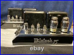 McIntosh 75 MC75 Monoblock Vacuum Tube Amplifiers (pair) Excellent Condition