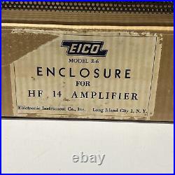 NEW EICO E-6 Enclosure HF-14 EL84 Tube Monoblock Power Amplifier Cage Cover NOS