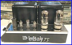 Nice McIntosh MC75 Monoblock Tube Amplifier, Recently Serviced, Works Great