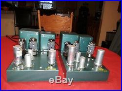 Nice Pair Good Working Altec A340A Monoblock Tube 6550 Amplifiers