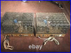 Nice Pair of rebuilt vintage HiFi Heathkit W5M Monoblock tube amps-vintage tubes