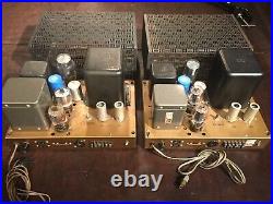 Nice Pair of rebuilt vintage HiFi Heathkit W5M Monoblock tube amps-vintage tubes