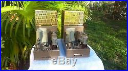 ORIGINAL 1960's MARANTZ MODEL 5 PAIR OF MONO BLOCK TUBE AMPLIFIERS OUTSTANDING