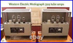 One Motiograph MA-7505-A Old Theater Tube Amplifier Era IPC Western Westetex