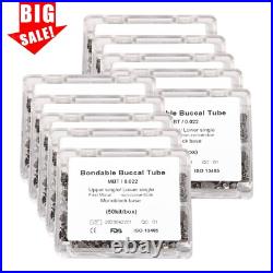 Orthodontic Buccal Tube Single Monoblock 1st Molar Bondable MBT 022 50-500 Sets