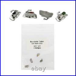 Orthodontic Buccal Tubes Dental 1st 2nd Molar Tube Mono Non-Con Roth MBT 022 018