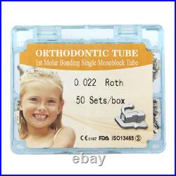 Orthodontic Molar Tubes Dental Buccal Tube Bracket Roth MBT 022 Convertible Mono