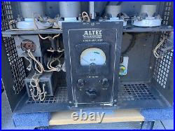 PAIR Altec Lansing A-287W Vacuum Tube Power Amplifiers Peerless Stereo Triode