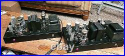 PAIR Bogen Presto MO100 MONO BLOCK CA. 1960 HIFI 100WPC 6550 TUBE AMP AUDIOPHILE