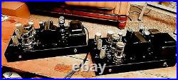 PAIR Bogen Presto MO100 MONO BLOCK CA. 1960 HIFI 100WPC 6550 TUBE AMP AUDIOPHILE