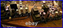 PAIR Bogen Presto MO100 MONO BLOCK CA. 1960 HIFI 100WPC 6550 TUBE AMP AUDIOPHILE