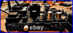 PAIR Bogen Presto MO100 MONO BLOCK CA. 1960 HIFI 100WPC 6550 TUBE AMP AUDIOPHILE