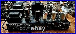 PAIR Bogen Presto MO100 MONO BLOCK CA. 1960 HIFI 100WPC 6550 TUBE AMP AUDIOPHILE