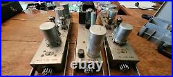 PAIR Bogen Presto MO100 MONO BLOCK CA. 1960 HIFI 100WPC 6550 TUBE AMP AUDIOPHILE