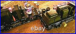 PAIR Bogen Presto MO60 MONO BLOCK 60wpc TRIPLE RECTIFIED VTG TUBE POWER AMP RARE