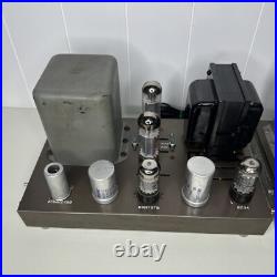 Pair (2) Eico HF-50 Monoblock Tube Power Amplifiers For Parts or Repair Rare