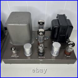 Pair (2) Eico HF-50 Monoblock Tube Power Amplifiers For Parts or Repair Rare