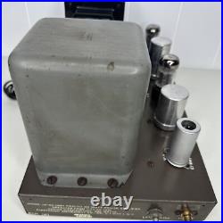 Pair (2) Eico HF-50 Monoblock Tube Power Amplifiers For Parts or Repair Rare