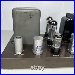 Pair (2) Eico HF-50 Monoblock Tube Power Amplifiers For Parts or Repair Rare