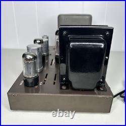 Pair (2) Eico HF-50 Monoblock Tube Power Amplifiers For Parts or Repair Rare