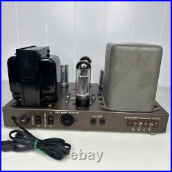 Pair (2) Eico HF-50 Monoblock Tube Power Amplifiers For Parts or Repair Rare