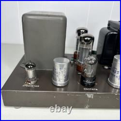Pair (2) Eico HF-50 Monoblock Tube Power Amplifiers For Parts or Repair Rare