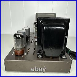 Pair (2) Eico HF-50 Monoblock Tube Power Amplifiers For Parts or Repair Rare