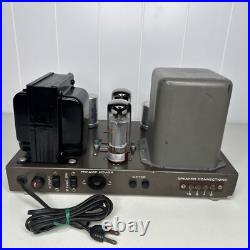 Pair (2) Eico HF-50 Monoblock Tube Power Amplifiers For Parts or Repair Rare