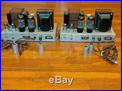 Pair AMPEX 6L6 Mono Block Tube Power Amplifiers 6L6 Output- Western Electric era