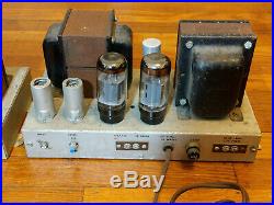 Pair AMPEX 6L6 Mono Block Tube Power Amplifiers 6L6 Output- Western Electric era