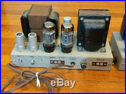 Pair AMPEX 6L6 Mono Block Tube Power Amplifiers 6L6 Output- Western Electric era
