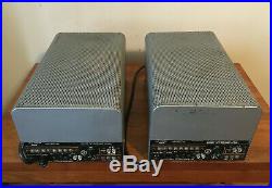 Pair Bogan MO-100A Mono Block Tube Amplifiers. Transformers Test Good. 100 Watts