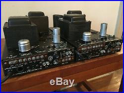 Pair Bogan MO-100A Mono Block Tube Amplifiers. Transformers Test Good. 100 Watts