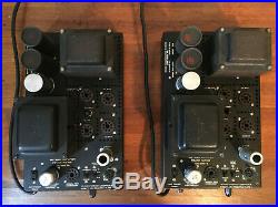 Pair Bogan MO-100A Mono Block Tube Amplifiers. Transformers Test Good. 100 Watts