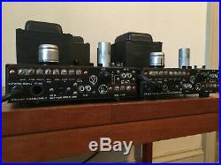 Pair Bogan MO-100A Mono Block Tube Amplifiers. Transformers Test Good. 100 Watts