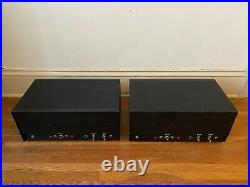 Pair Bogen MO-100 Mono Block Tube Amplifiers. Recapped Upgraded For Hi-Fi Use