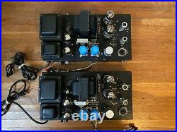 Pair Bogen MO-100 Mono Block Tube Amplifiers. Recapped Upgraded For Hi-Fi Use