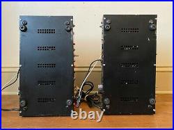 Pair Bogen MO-100 Mono Block Tube Amplifiers. Recapped Upgraded For Hi-Fi Use