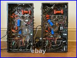 Pair Bogen MO-100 Mono Block Tube Amplifiers. Recapped Upgraded For Hi-Fi Use