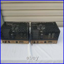 Pair Heathkit W5m Mono Block Tube Amplifiers