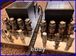 Pair Massive Jadis Ja-80 Monaural Tube Stereo Power Amplifier Class A Stunning
