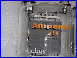Pair NOS US Made AMPEREX JAN-833A Triode Tube WAVAC RCA Single Ended Amplifiers